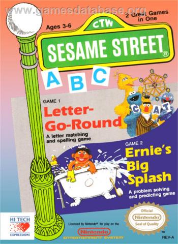 Cover Sesame Street ABC for NES